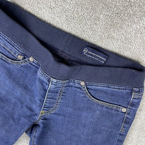 AG Adriano Goldschmied Elastic Waist Pull On Skinny Jeggings Women's Size 29 - Picture 1 of 12